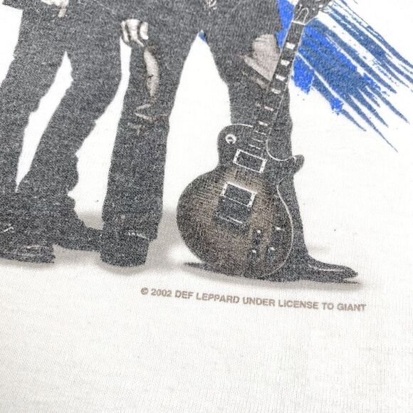 Vintage Def Leppard Band Tee Mens XL 2002 Tour Rock Shirt - Picture 2 of 6